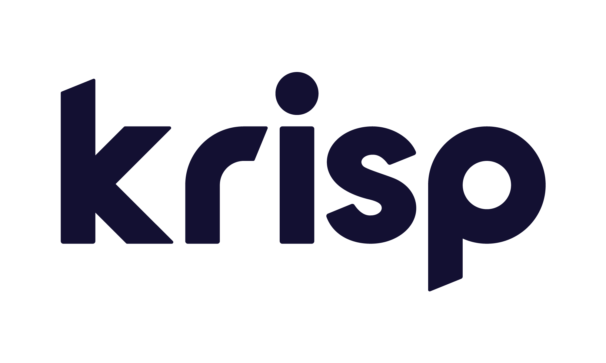 Silver sponsor Krisp-Logo-Blk